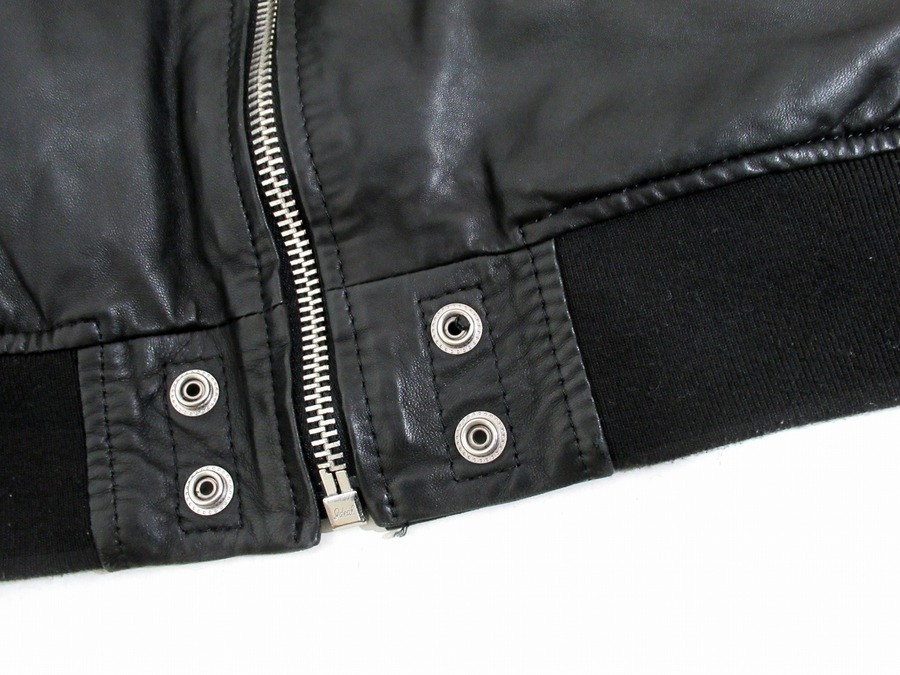 DIESEL/ディーゼル これから使えるレザーMA-1入荷です