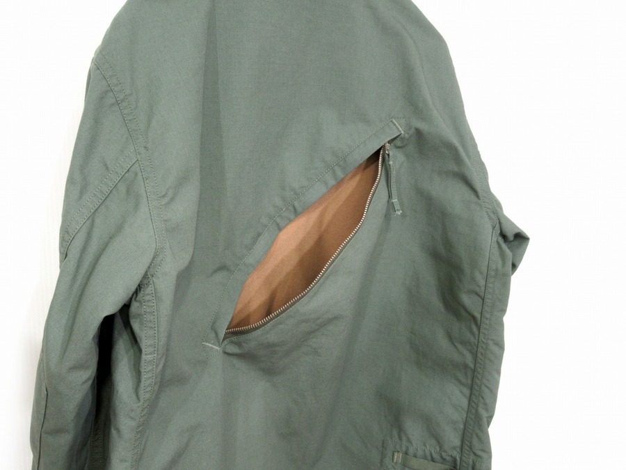 [希少]エンジニアードガーメンツ　リップストップノーカラーコットンジャケット 2025年最新】Engineered Garments リップストップの人気アイテム