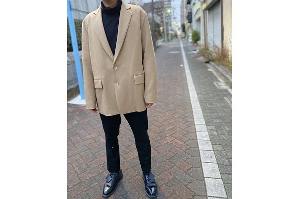 柄デザイン無地19AW AURALEE WOOL SERGE JACKET