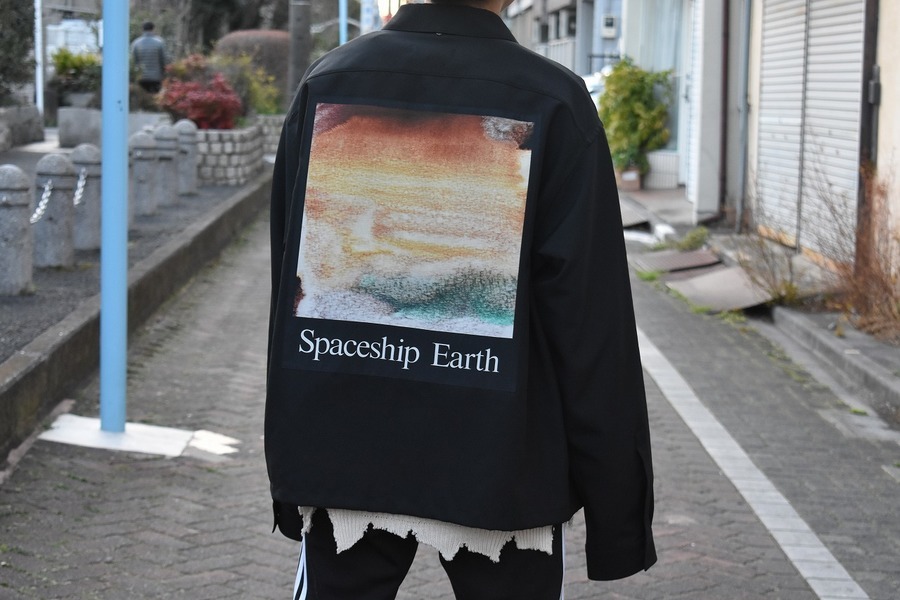 OAMC/オーエーエムシー】19SS Spaceship Earth バックプリントシャツ 