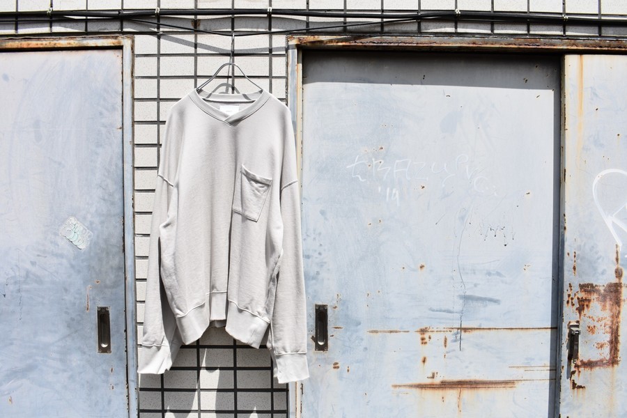 stein/シュタイン】20SS DIVIDE SLEEVE V NECK SWEAT緊急入荷[2020.04  