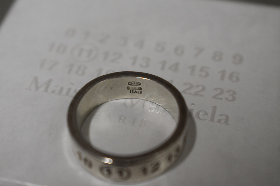 Maison Margiela 11/メゾンマルジェラ 11】定番の NUMBER RINGが入荷