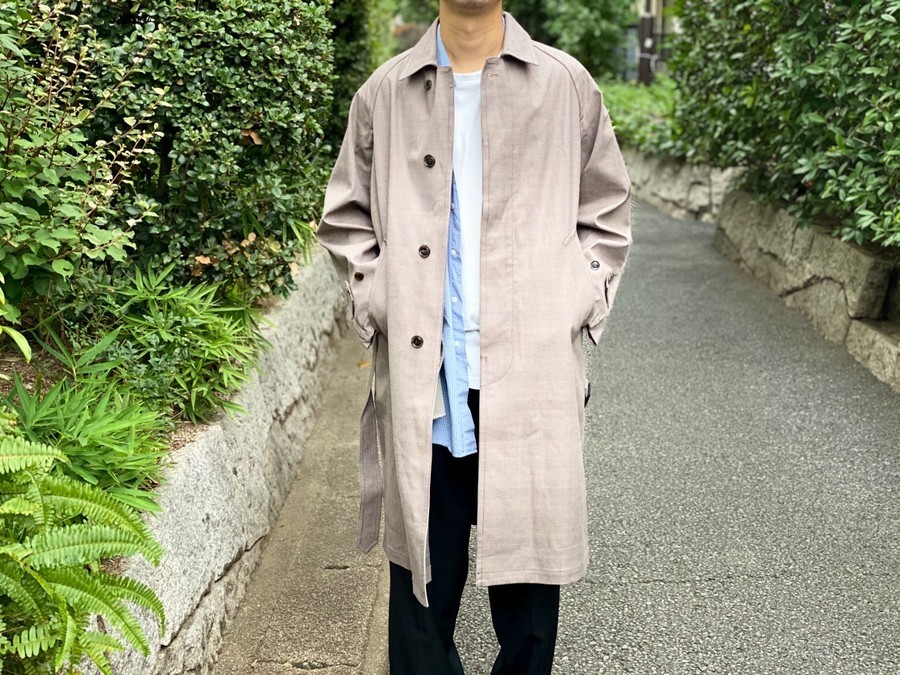 YOKE/ヨーク】20S/Sからグレンチェックのコート入荷です。[2020.09.20