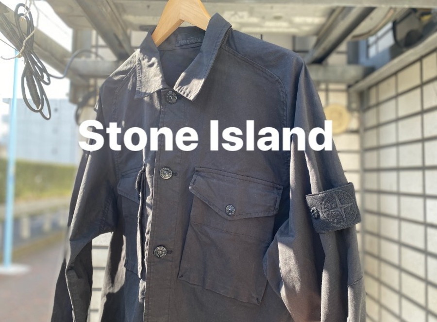 stoneisland ストーンアイランド ガーメントダイ シャツジャケット ...