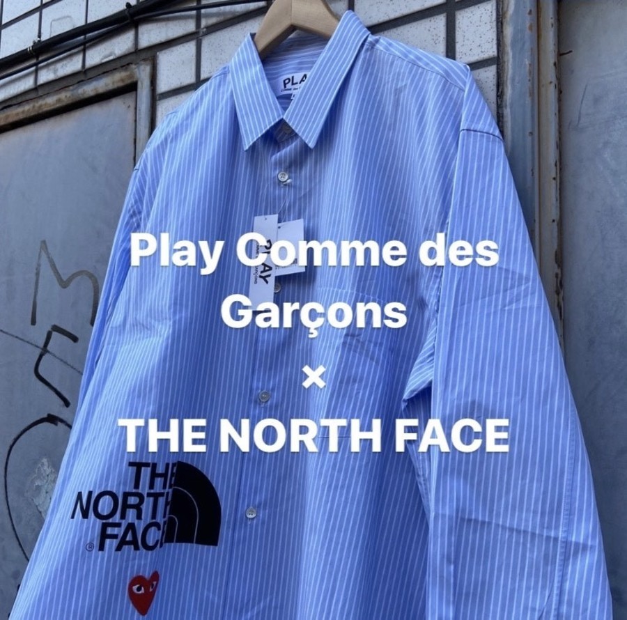 PLAY COMME des GARCONS × THE NORTH FACEよりシャツが入荷致しまし