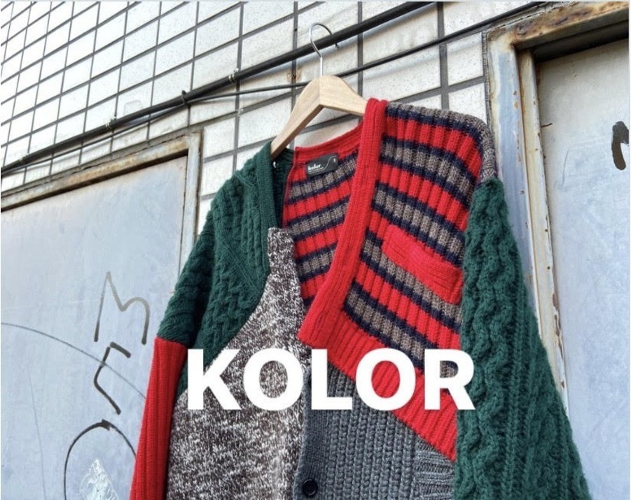 グレイ系,L当店の記念日 kolor 21aw knit カラー ニット クレイジーパターン ニット/セーター  トップスグレイ系L-WWW.MARENGOEF.COM