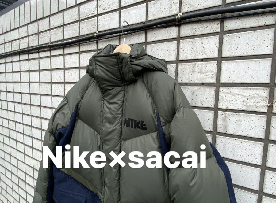 NIKE sacai ウィンドブレーカー ジャケット ファー Sサイズ-