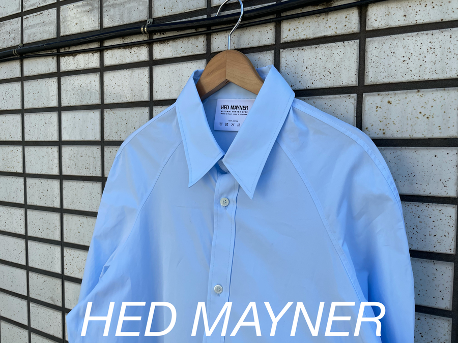 HED MEYNER 21SS ライトブルーチェックシャツ | qfreshtrading.com