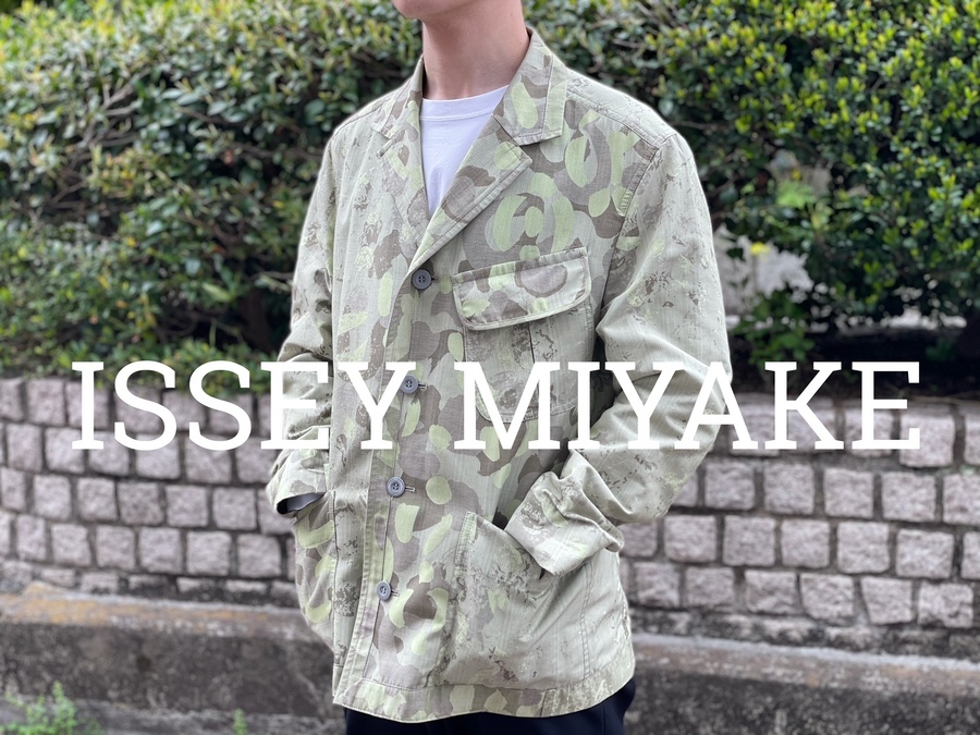 希少!!】90s ISSEY MIYAKE 縮絨加工 デザインジャケット M