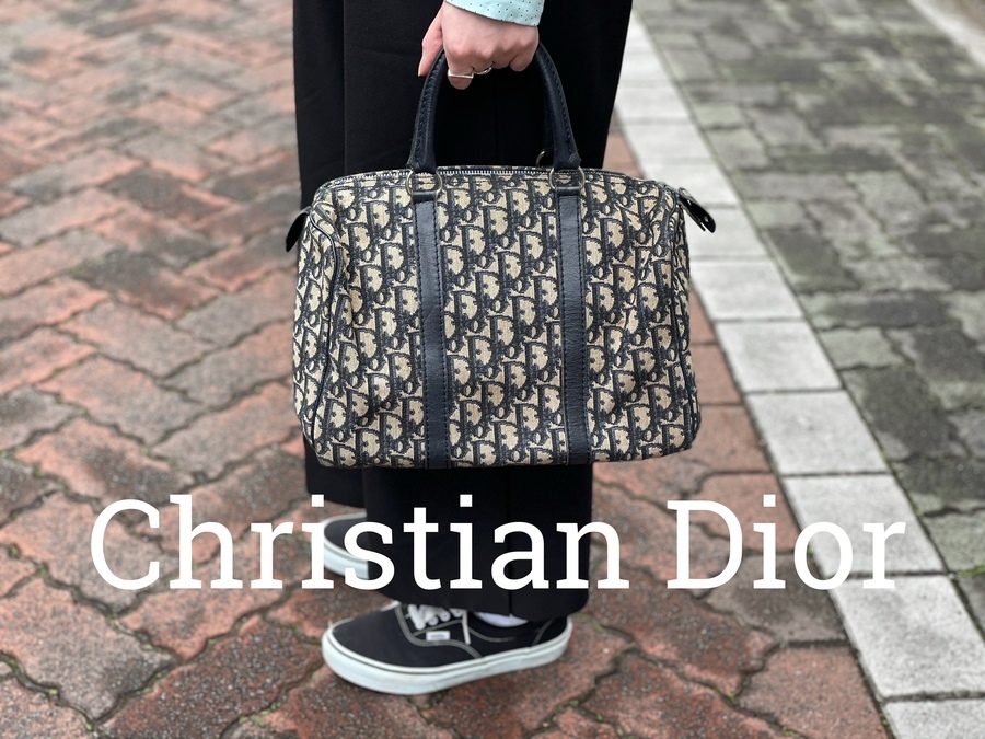 Christian Dior ビンテージ トロッター柄 バッグ