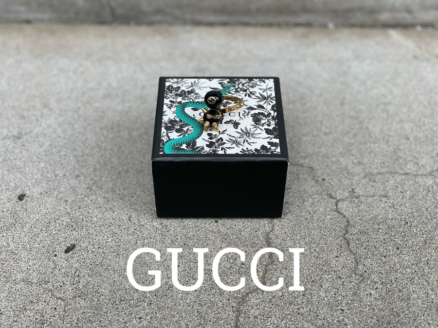 ラグジュアリーブランド Gucci グッチ よりスパイクボールスタッズリングを買取入荷致しました 21 05 23発行