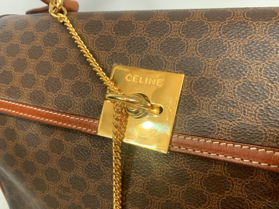 【返品?交換対象商品】 インポートブランド【CELINE/セリーヌ】よりゴールド金具 バッグ