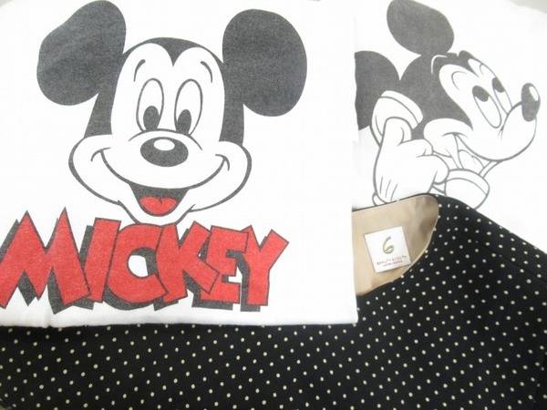 roku 6 ロク ミッキー XXL 6（ロク）の「＜6(ROKU)＞MICKEY/Tシャツ（Tシャツ/カットソー）」 - WEAR