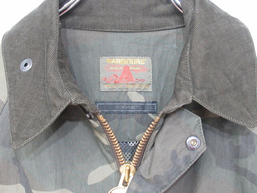 BARBOUR(バブアー)、SOPH(ソフ)別注カモフラビデイル買取入荷