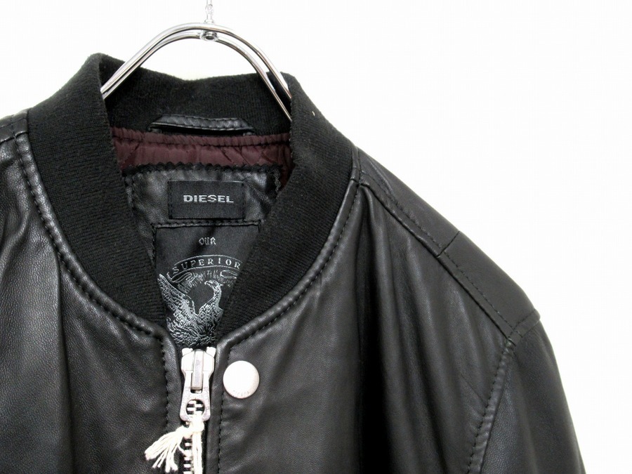 DIESEL/ディーゼル これから使えるレザーMA-1入荷です!![2019.02.28