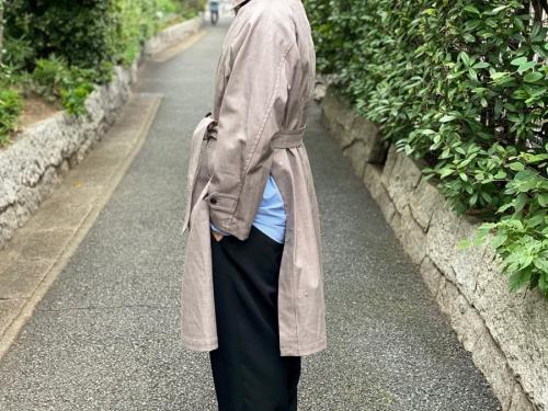 YOKE DOWNSIZING BALL COLLAR COAT