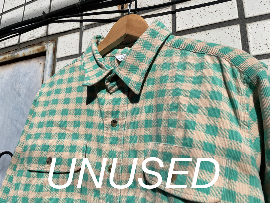 UNUSED/アンユーズド】より20A/W Hound tooth corduroy shirtが入荷 