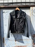 Chrome Hearts コットンライダース 極美品 CHROME HEARTS クロムハーツ ライダースジャケット