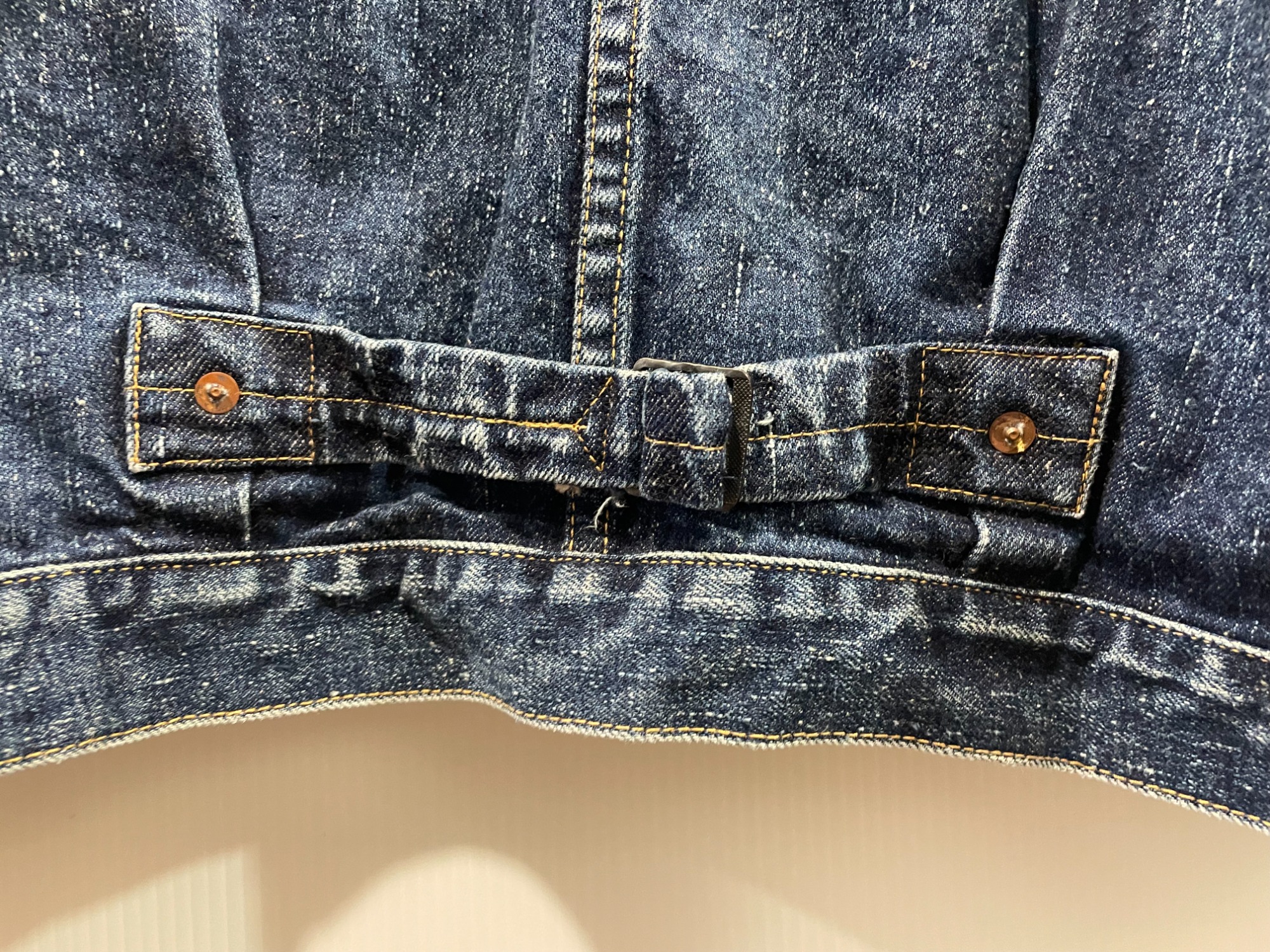 脱帽】NEW MANUAL 100着限定 初期モデル #001 T-BACK DENIM JACKET 