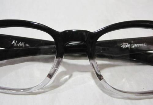 ステューシー Stussy 小竹長兵衛作 ALAN クリアフレームグラス ステューシー Stussy 小竹長兵衛作 ALAN クリアフレームグラス