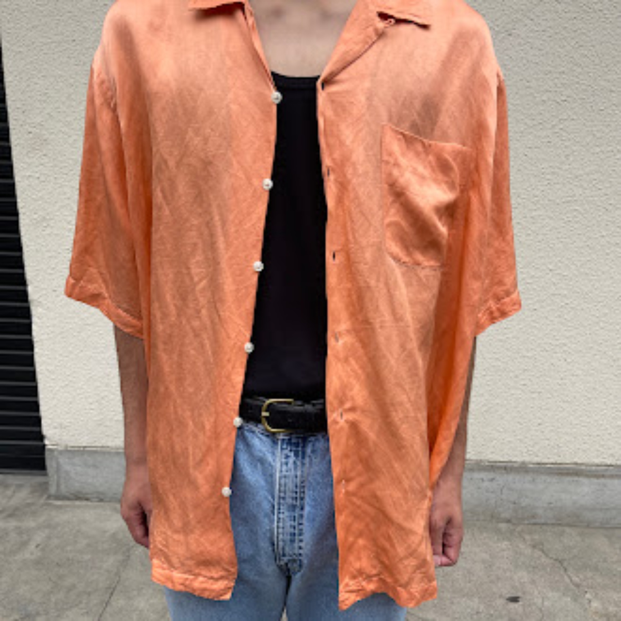 【希少】POLO RALPHLAUREN CALDWELL レーヨン 開襟シャツ 極美品 L ネイビー caldwell 半袖開襟シャツ polo ralph lauren