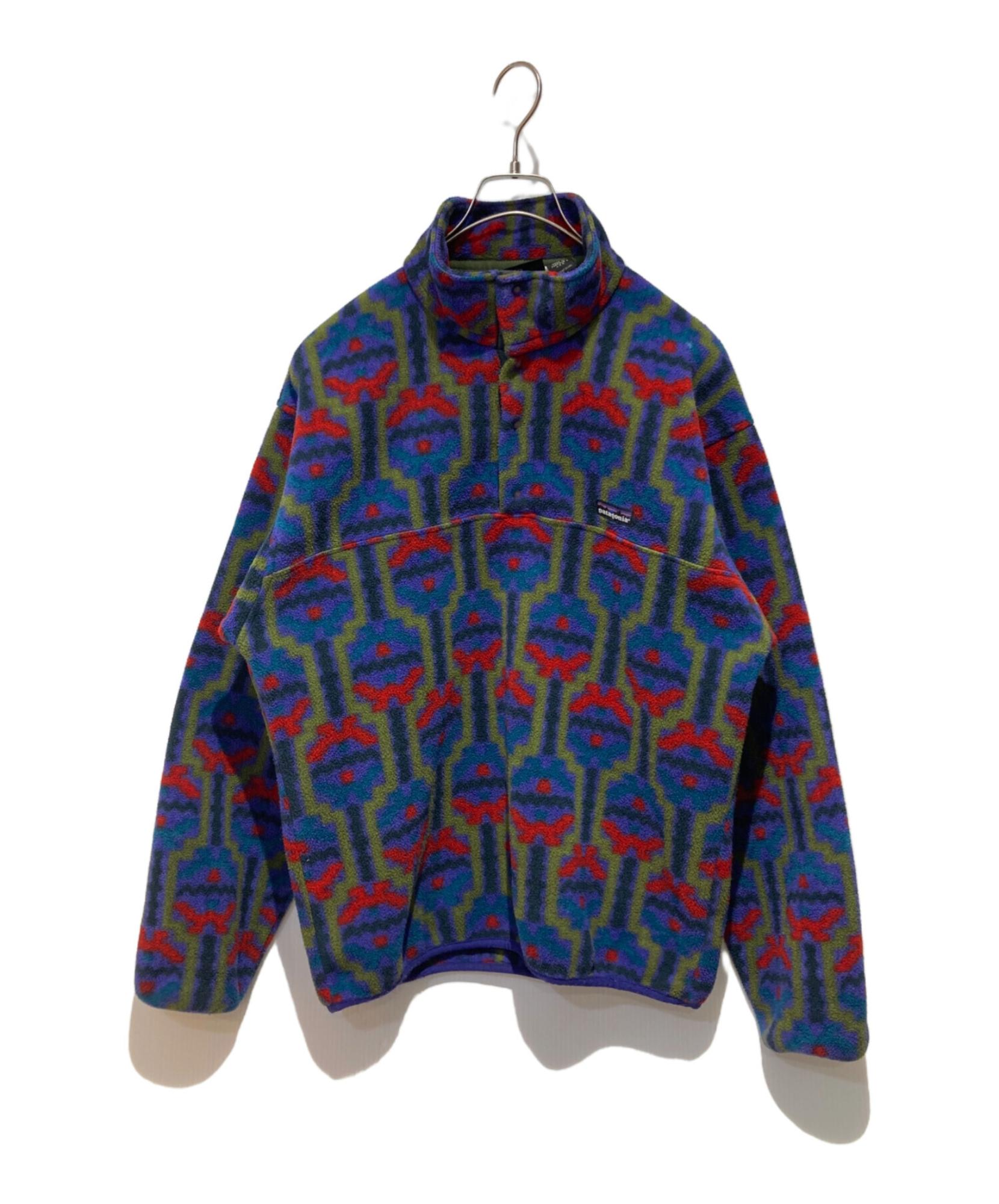 U*C様 テウェルチェ パタゴニア シンチラ フリース スナップT Patagonia / パタゴニア】テウェルチェ柄シンチラスナップt｜稀少な総