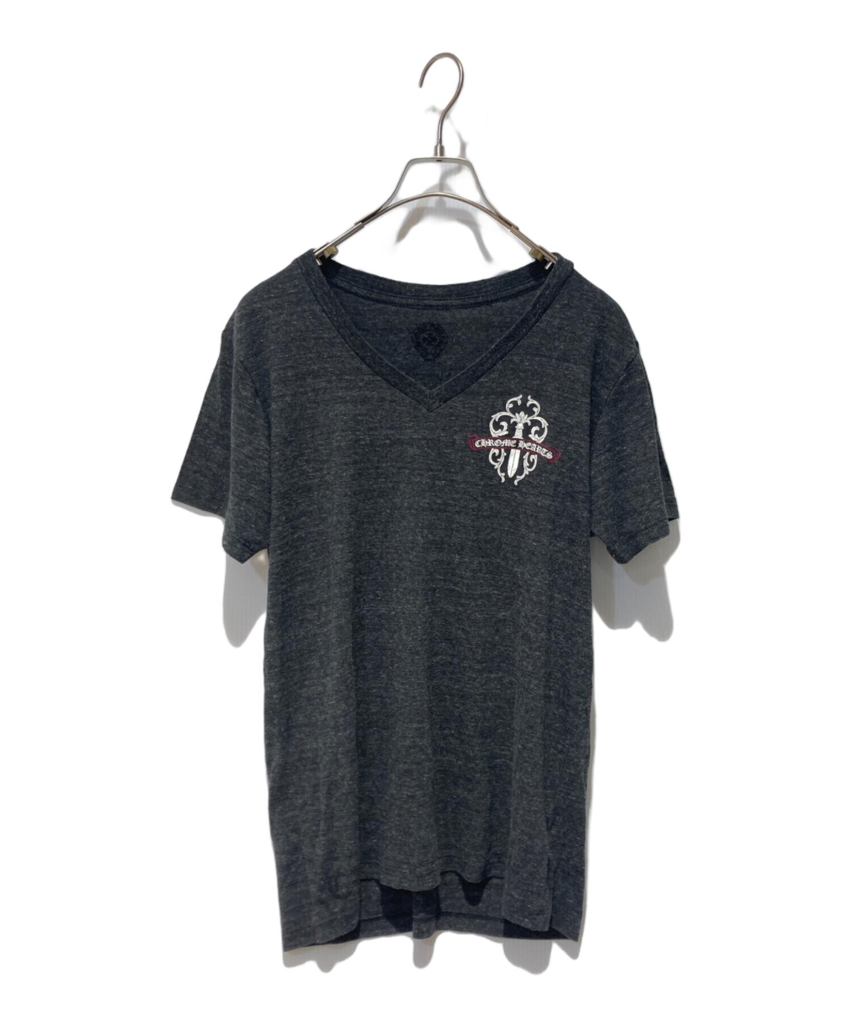 @g6_archive  クロムハーツ カモフラTシャツ S 極上の造形美】CHROME HEARTS “Camouflage Vine Dagger” Tee の漆黒と