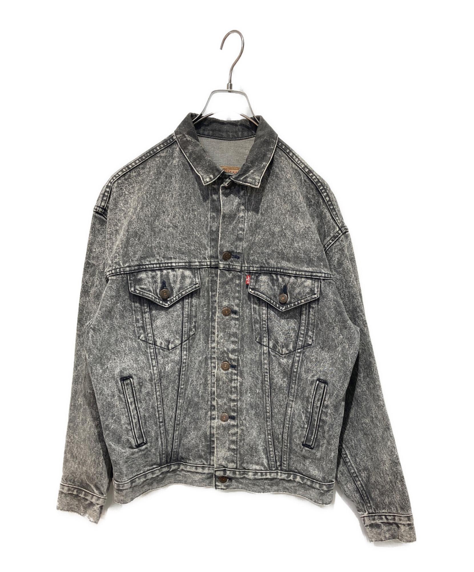 Levi's ブラック 花柄デニムジャケット LEVI'S 57508 ブラックデニムジャケットが今、最高に気分な理由