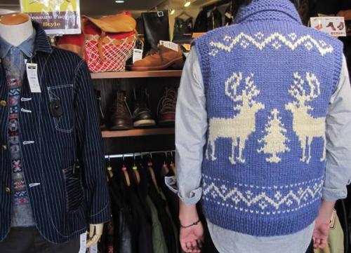 カウチンニットのアメカジ