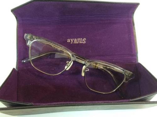 AYAMEの眼鏡