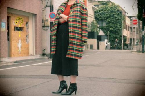 トップスのウールコート