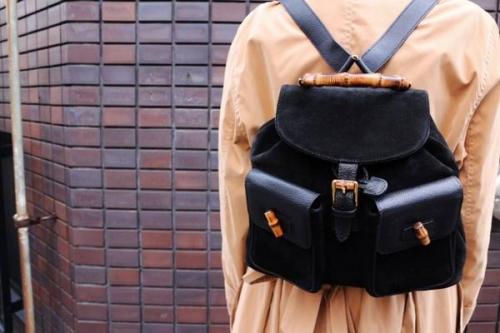 バンブーリュックのグッチ