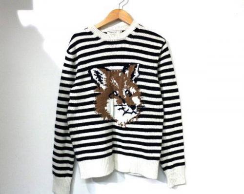 キツネのニット