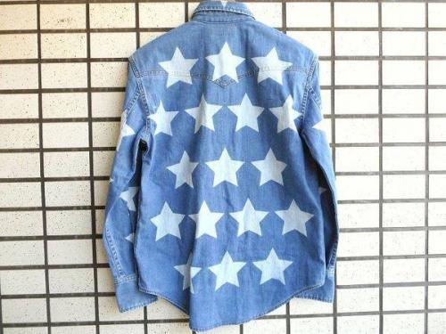 デニムのウエスタンシャツ