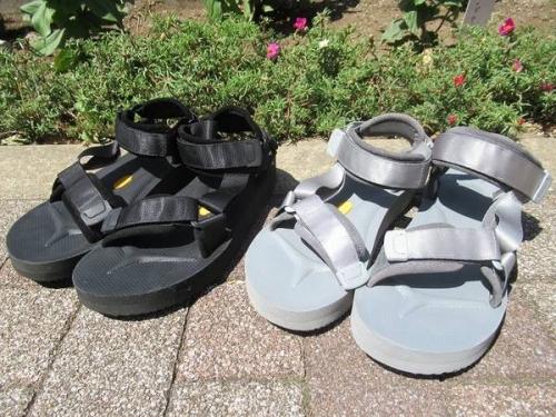 サンダルのレザーサンダル