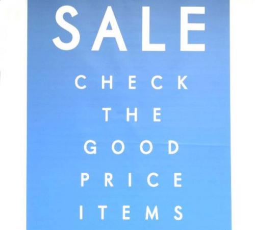 セール情報の店舗からのお知らせ