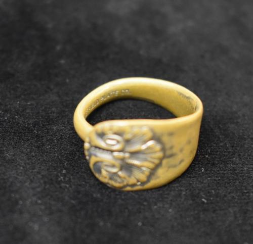 アンティークスプーンリングのメンズ