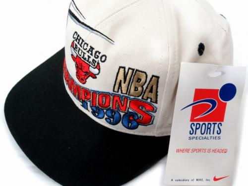 NBA　チャンピオンキャップ　1996　1997　のシカゴブルズ　マイケルジョーダン