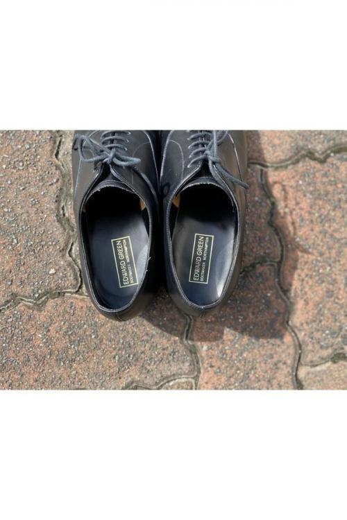 BLACK CHELSEA CAP-TOED LEATHERの高円寺