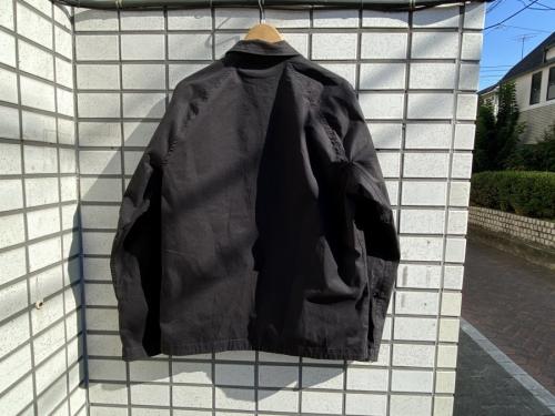 ストーンアイランドのガーメントダイコットンストレッチツイルファティーグシャツジャケット