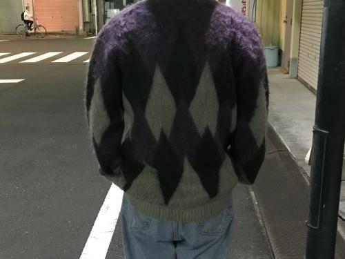 アーガイルカーディガンの17AW