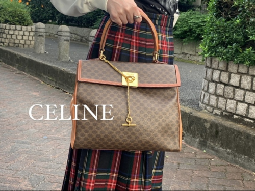 インポートブランド【CELINE/セリーヌ】よりゴールド金具