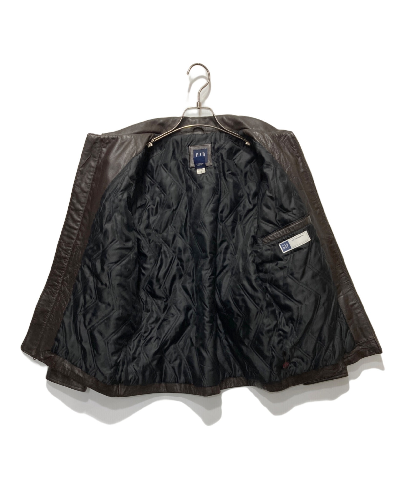 GAP / ギャップ】オールドレザージャケット | 90sの空気感を纏う、エモ