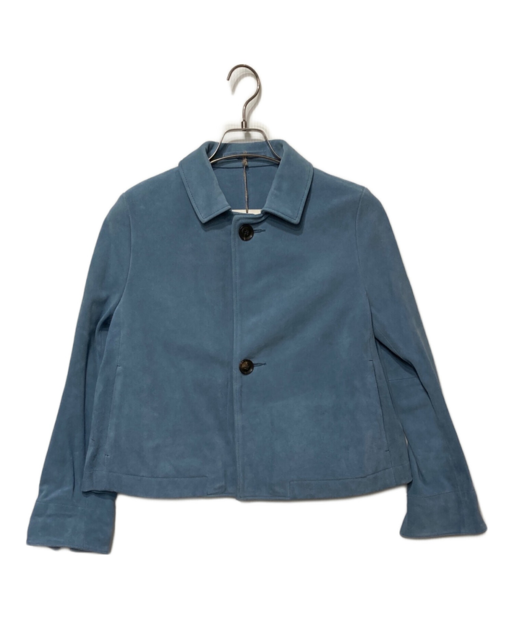 45R / フォーティファイブ・アール】スウェードの四角ジャケット 経年