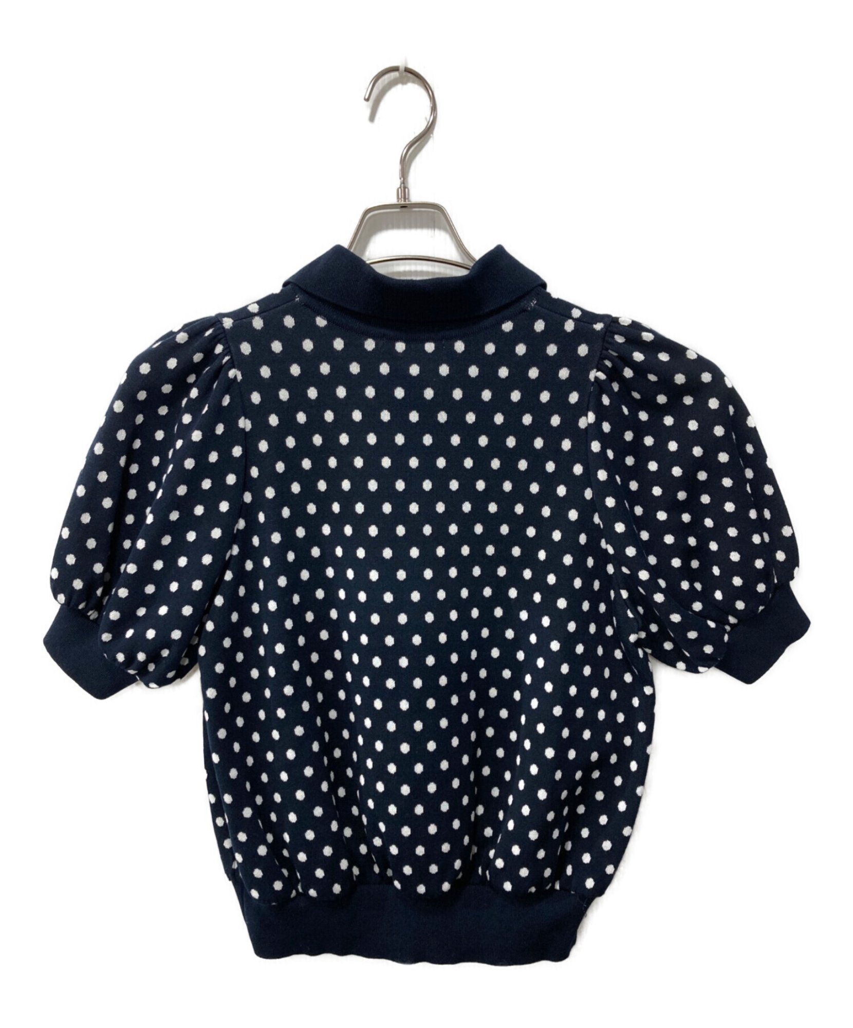 YORI / ヨリ】25SS/マリンドットパフポロニット|大人可愛い