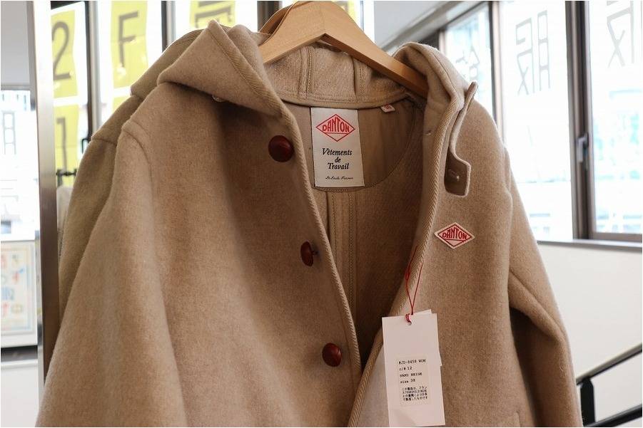 DANTON ダントン Vetements de Travailフード付きコート