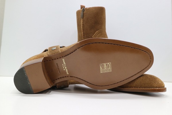 SAINT LAULENT リングブーツスエード 中古・古着通販】Saint Laurent Paris (サンローランパリ) リング