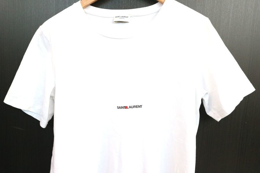 B品セール 新品 SAINT LAURENT PARIS サンローラン Tシャツ ロゴ | www