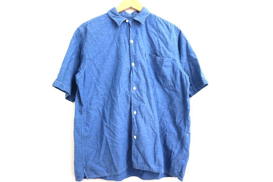 COMOLI/コモリ】のシャンブレーオープンカラーシャツが入荷致しました