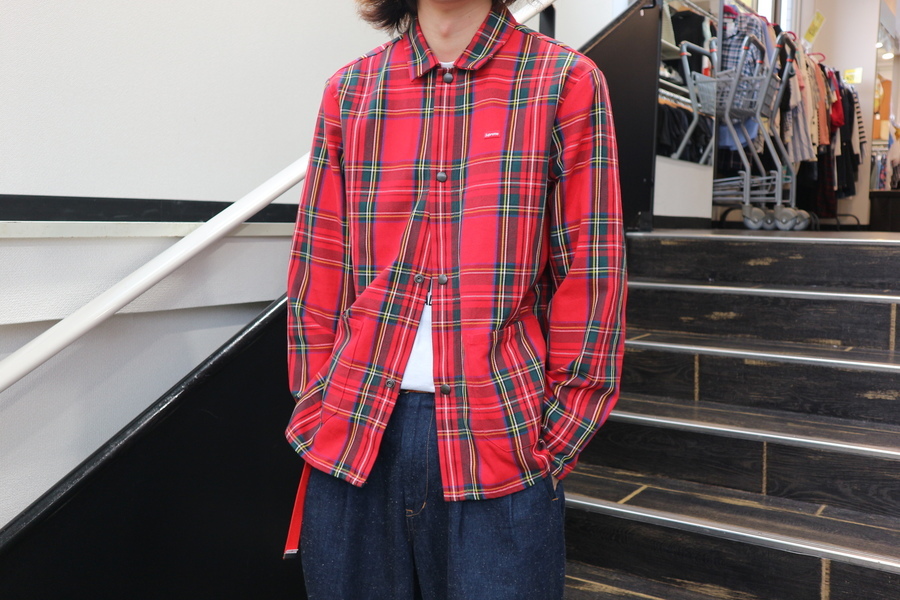 Supreme (シュプリーム) チェック メルトンウール クルーザー